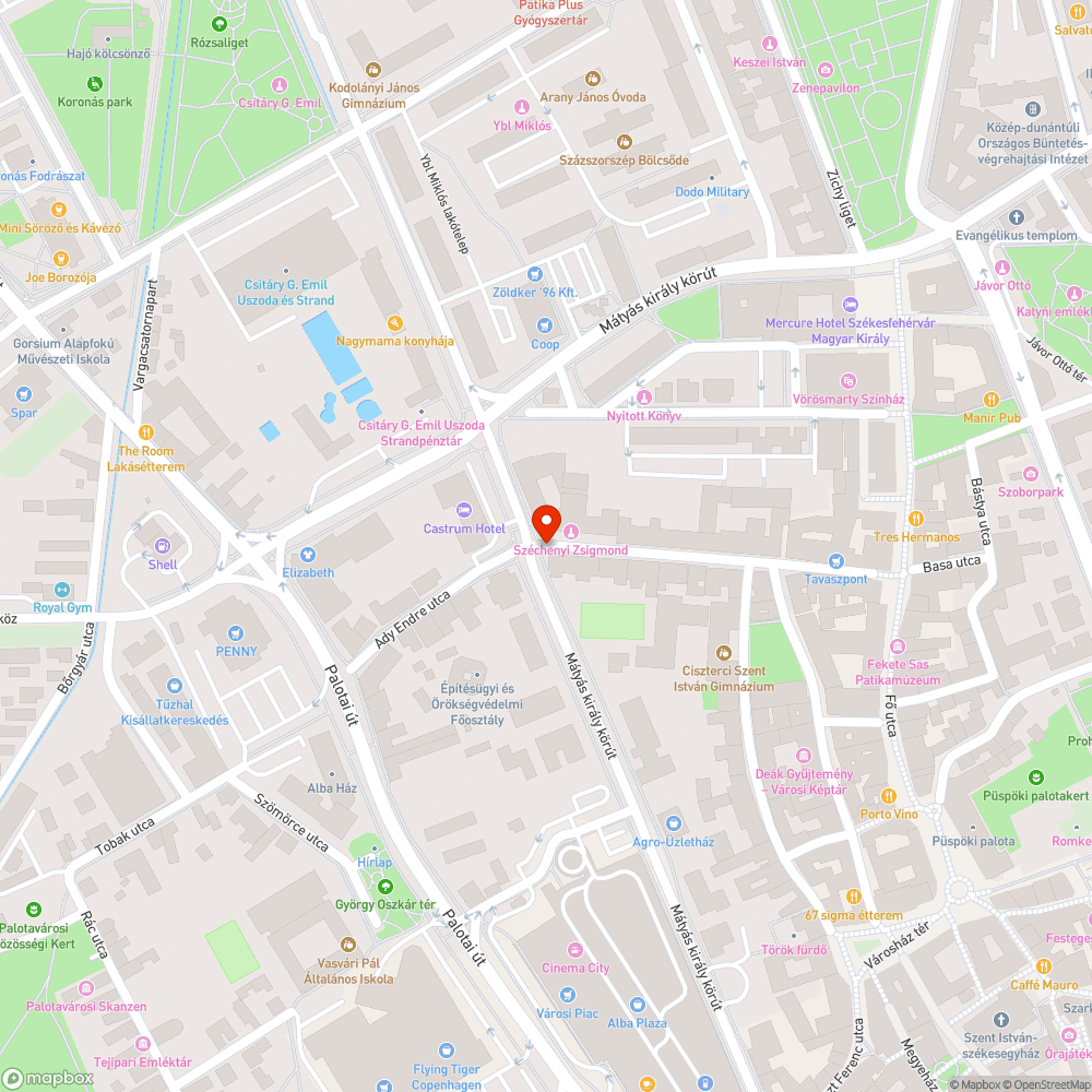 Elhagyott Daewoo a belvárosban bejelentés helye