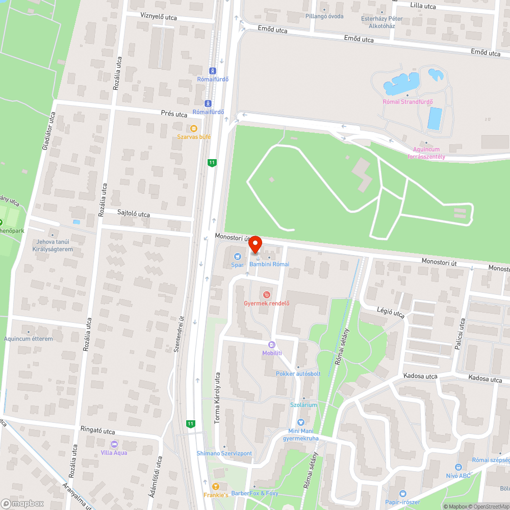 Nincsen világítás a parkolóban bejelentés helye