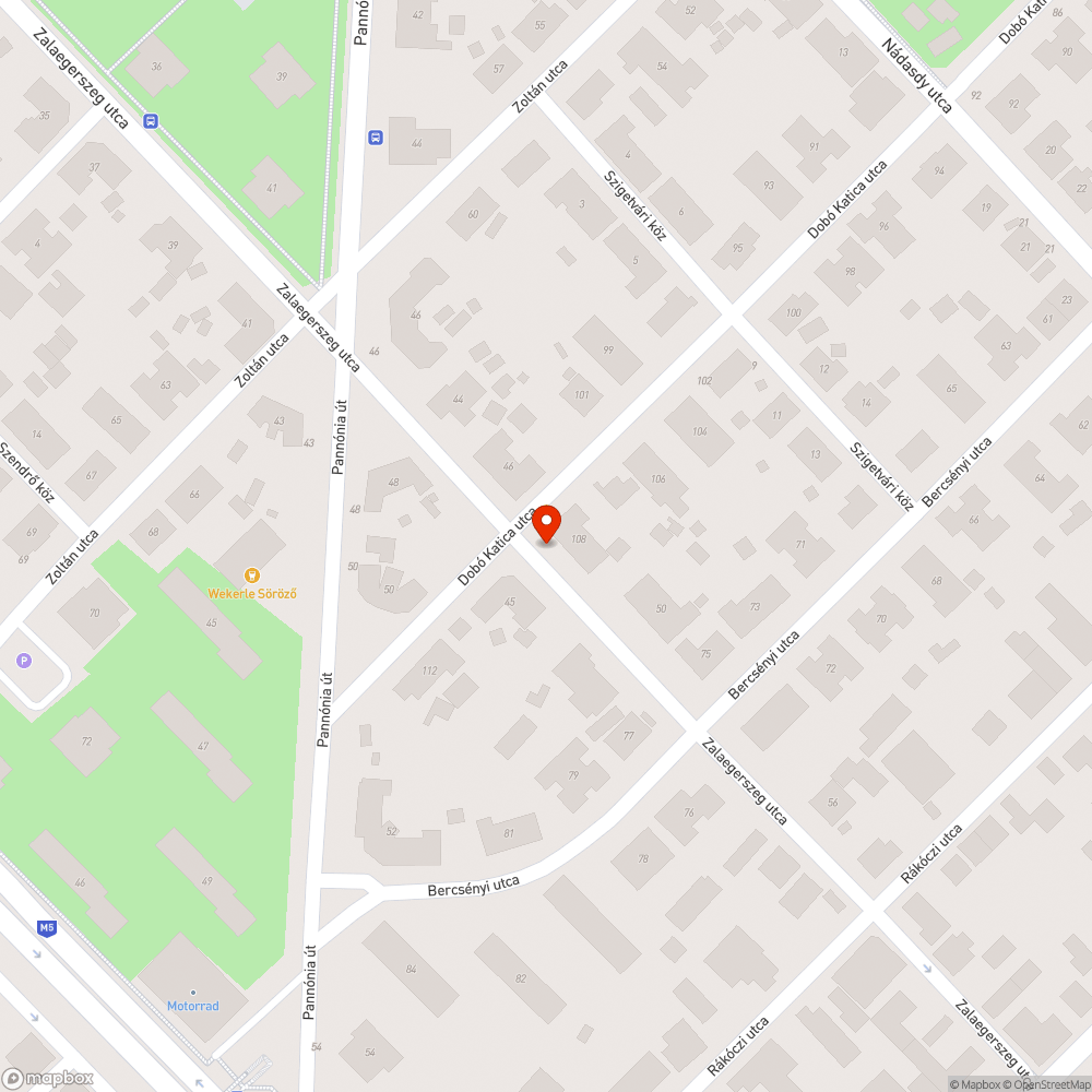 Beszakad úttest bejelentés helye