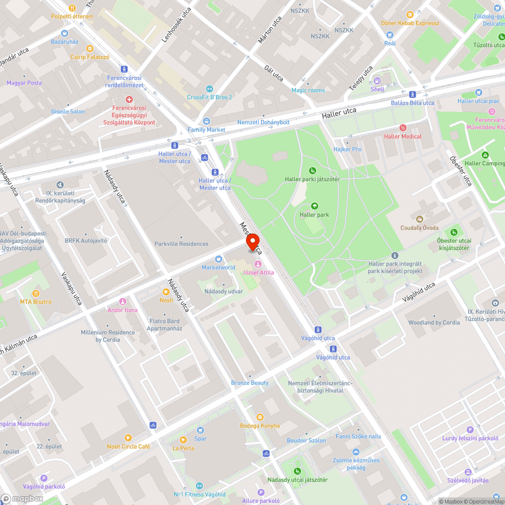 Hibás jelzőlámpa bejelentés helye