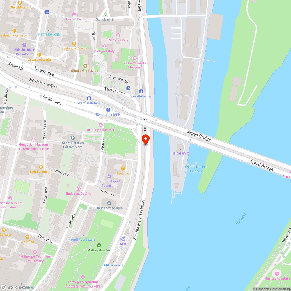 Szemét a gátnál bejelentés helye