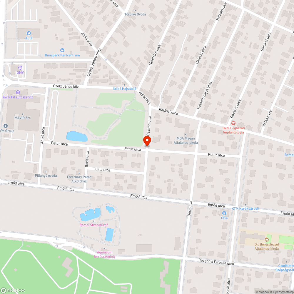 jelöletlen útfelbontás bejelentés helye