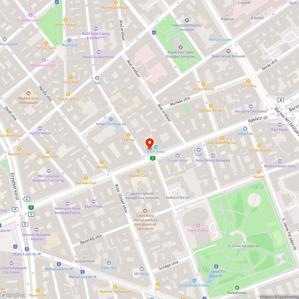 Hiányzó fa bejelentés helye