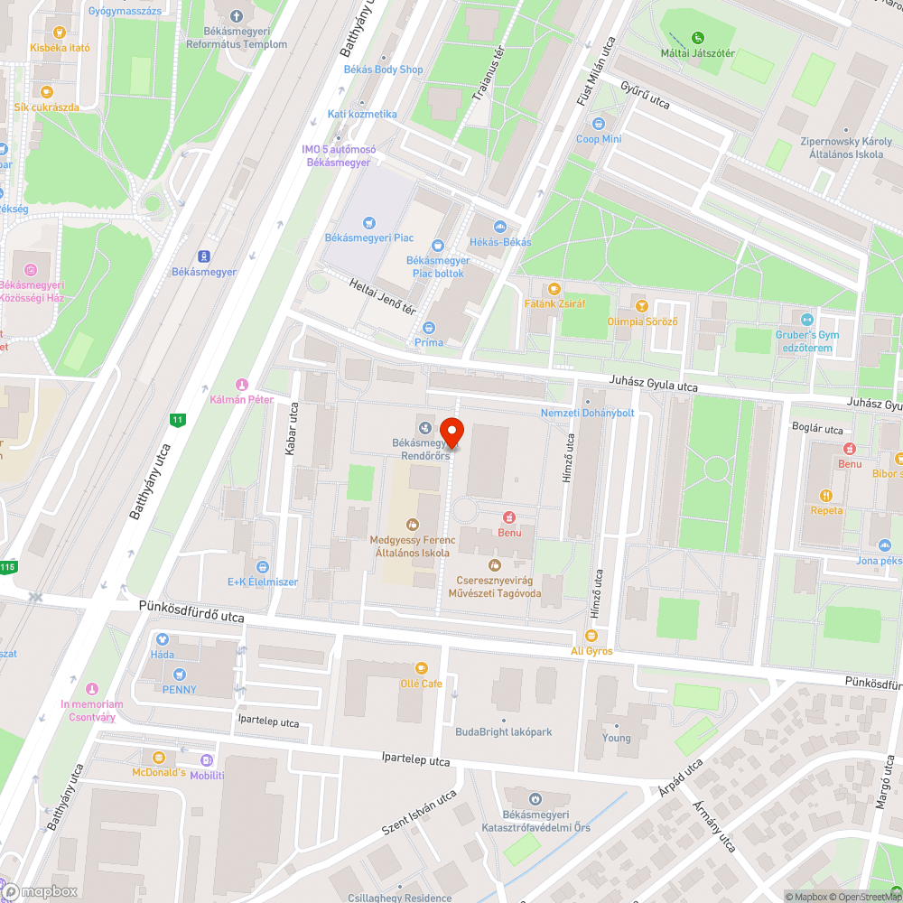 Sötét bejelentés helye