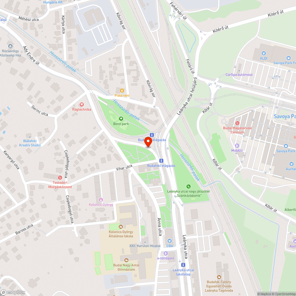 Elhagyott Skoda bejelentés helye