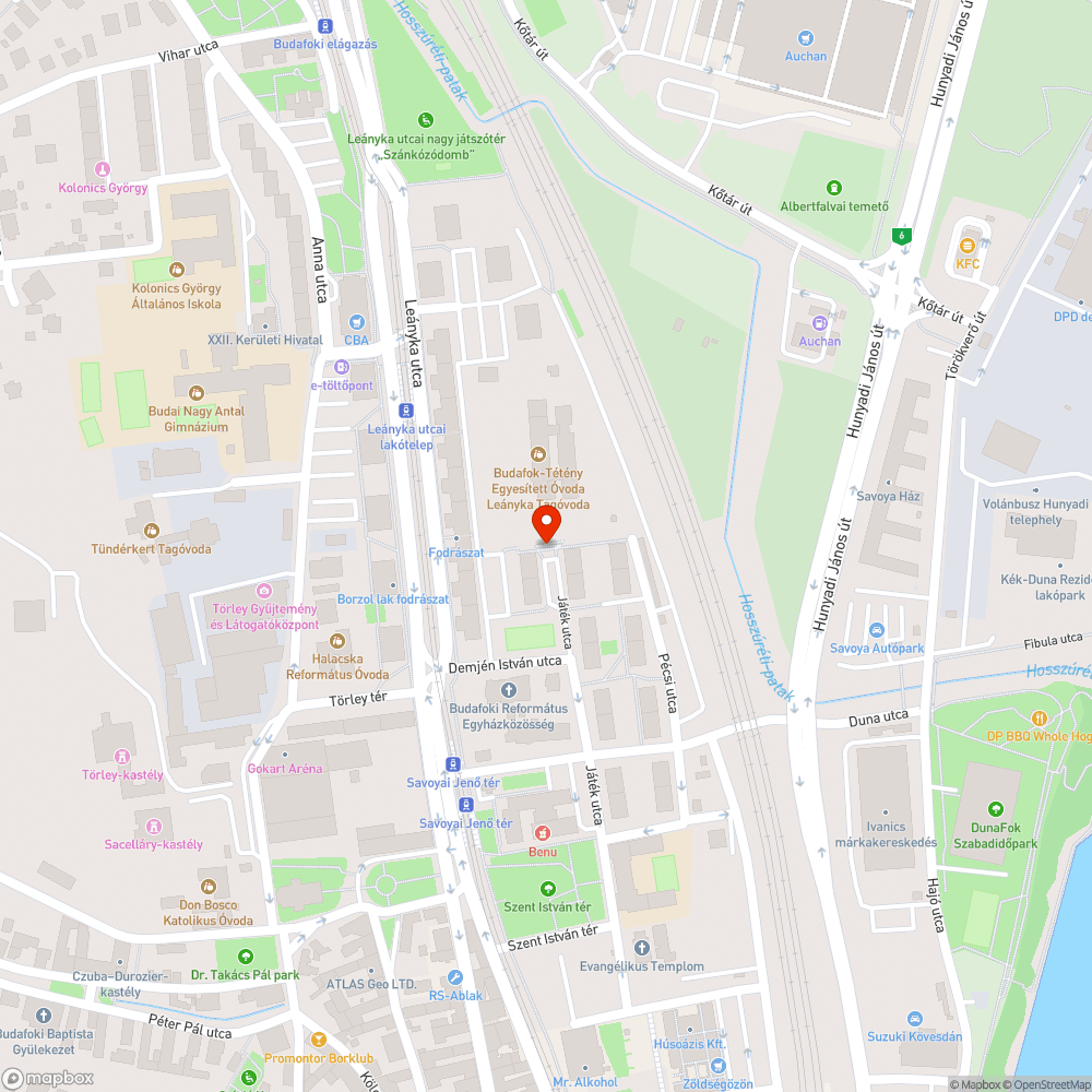 Elhagyott Ford bejelentés helye