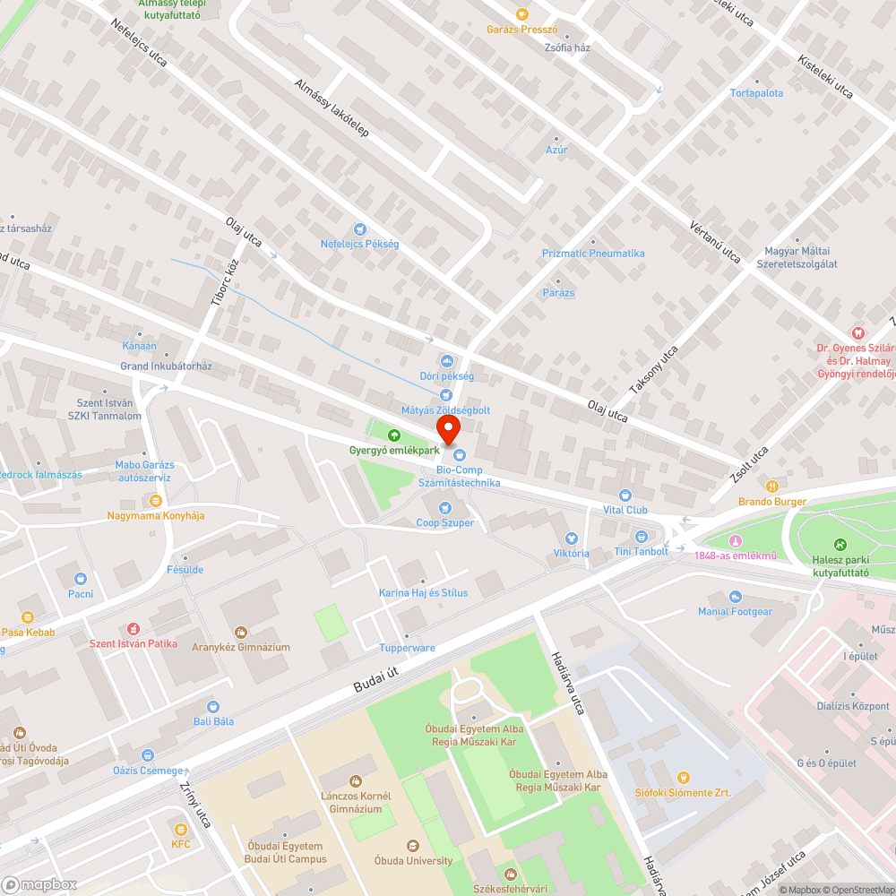 Géza utca és Király sor Balaton bejelentés helye