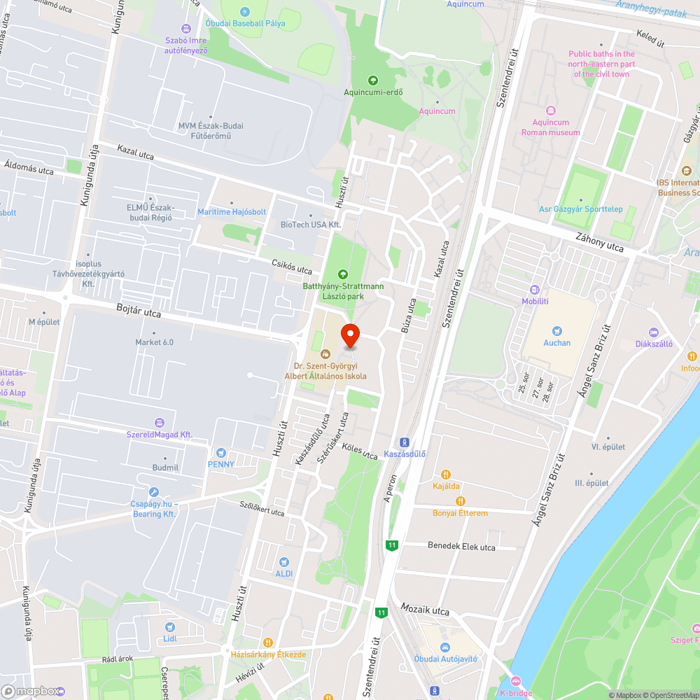 III. Szérűskert utca 39 - 42. sz. közötti közvilágítási hibák bejelentés helye