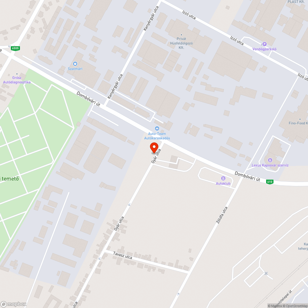 Elhagyott roncs (rendszámmal) bejelentés helye