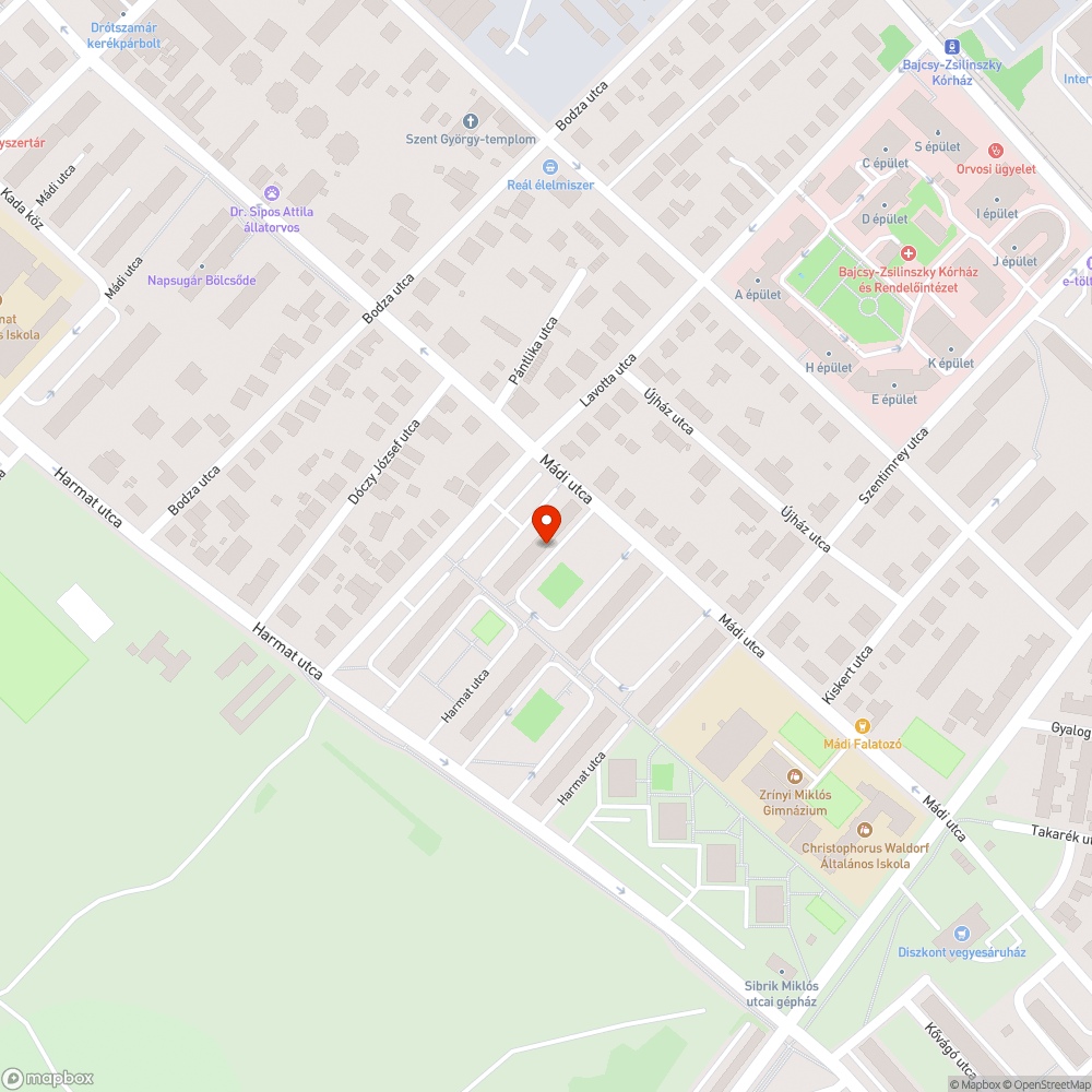 Kiégett lámpa bejelentés helye