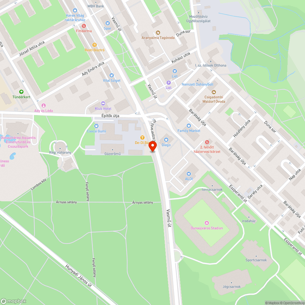 szemétlerakó az erdőben bejelentés helye