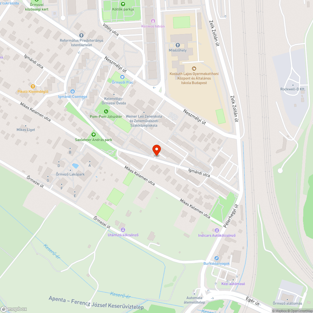 Felbehagyott halozatepites bejelentés helye