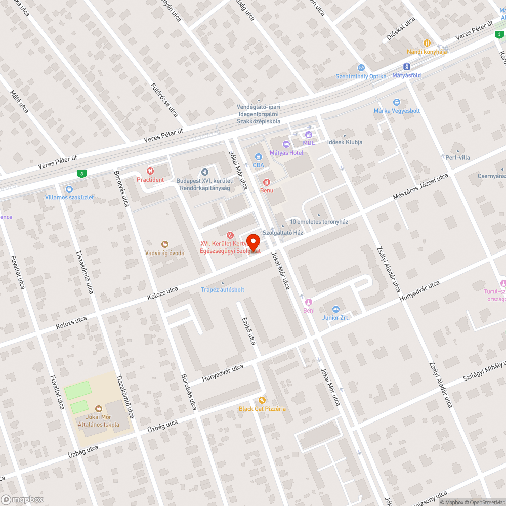 Magas útszegély bejelentés helye