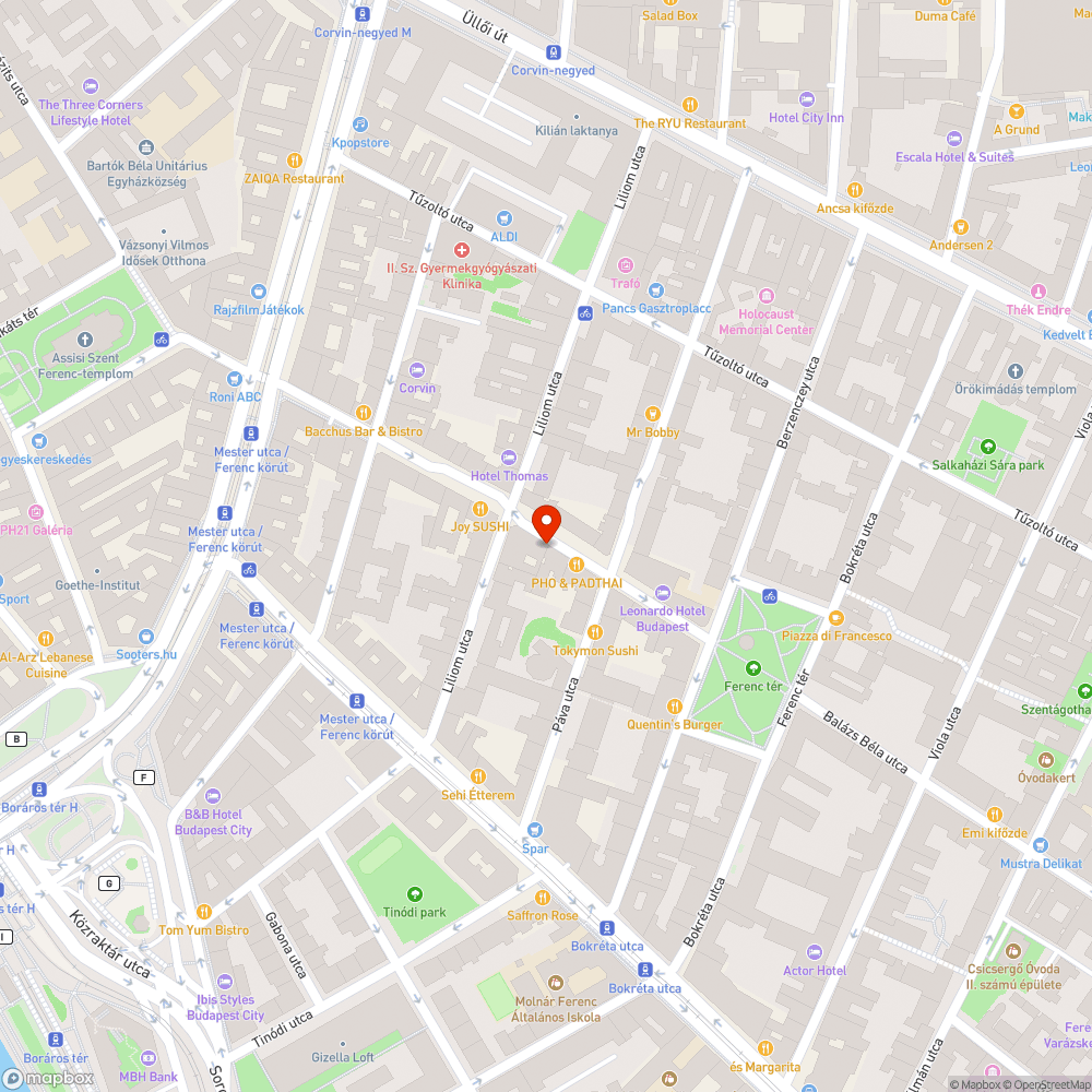 Tompa utcában hónapok óta álló elhagyott autó bejelentés helye