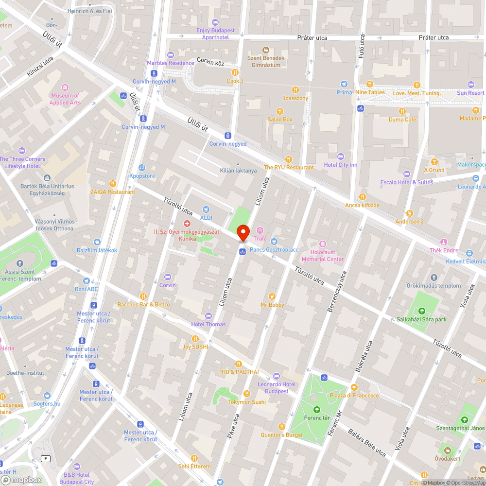 járdán parkolás bejelentés helye