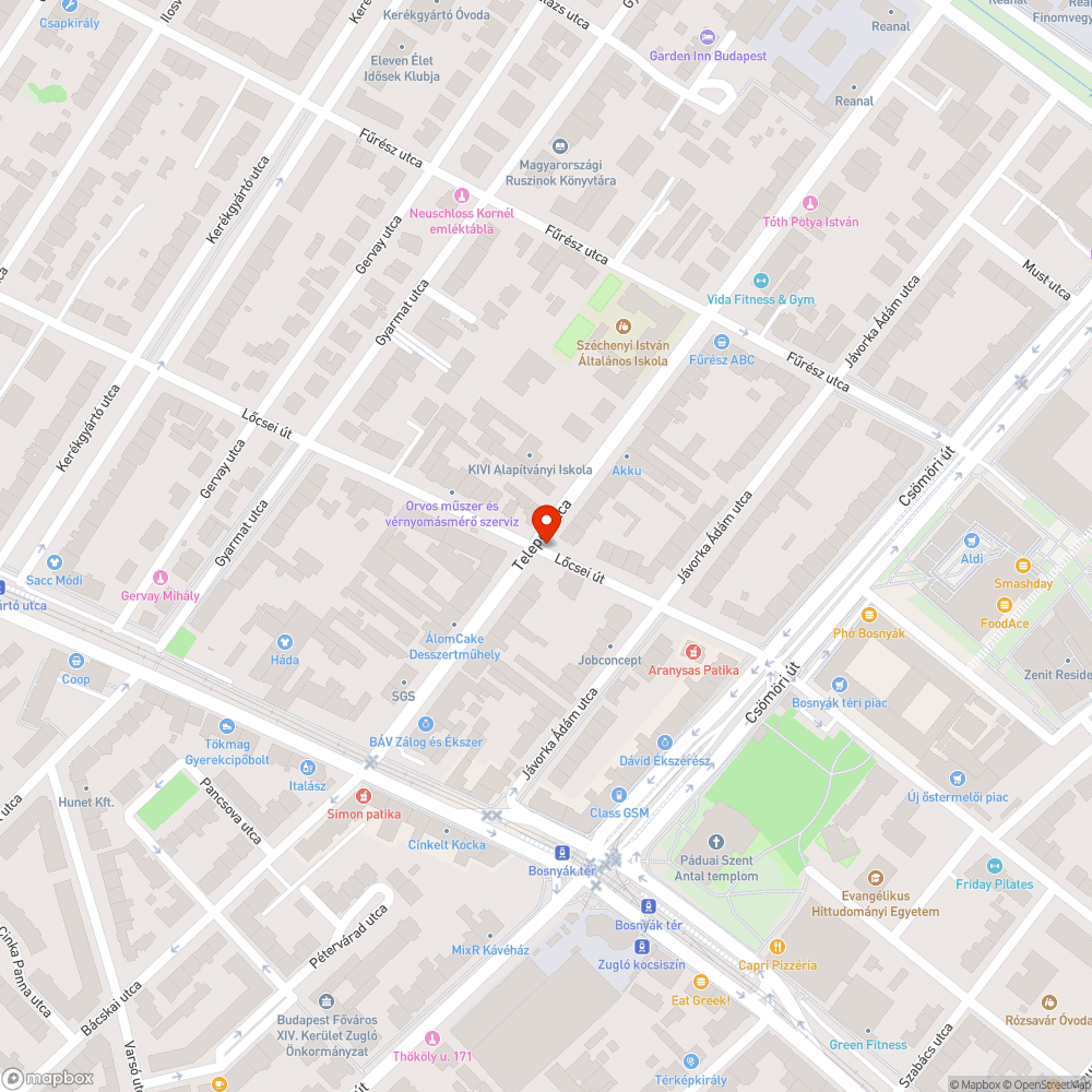 Baleseti törmelék bejelentés helye