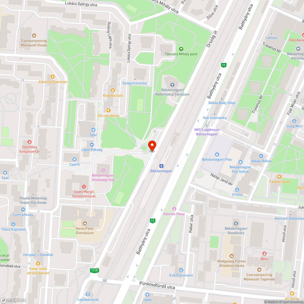 Kidőlt védőoszlop bejelentés helye