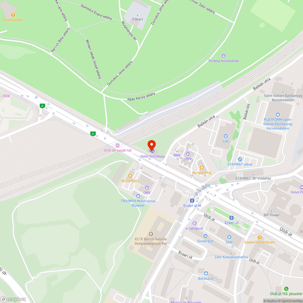 Elhajolt tábla bejelentés helye