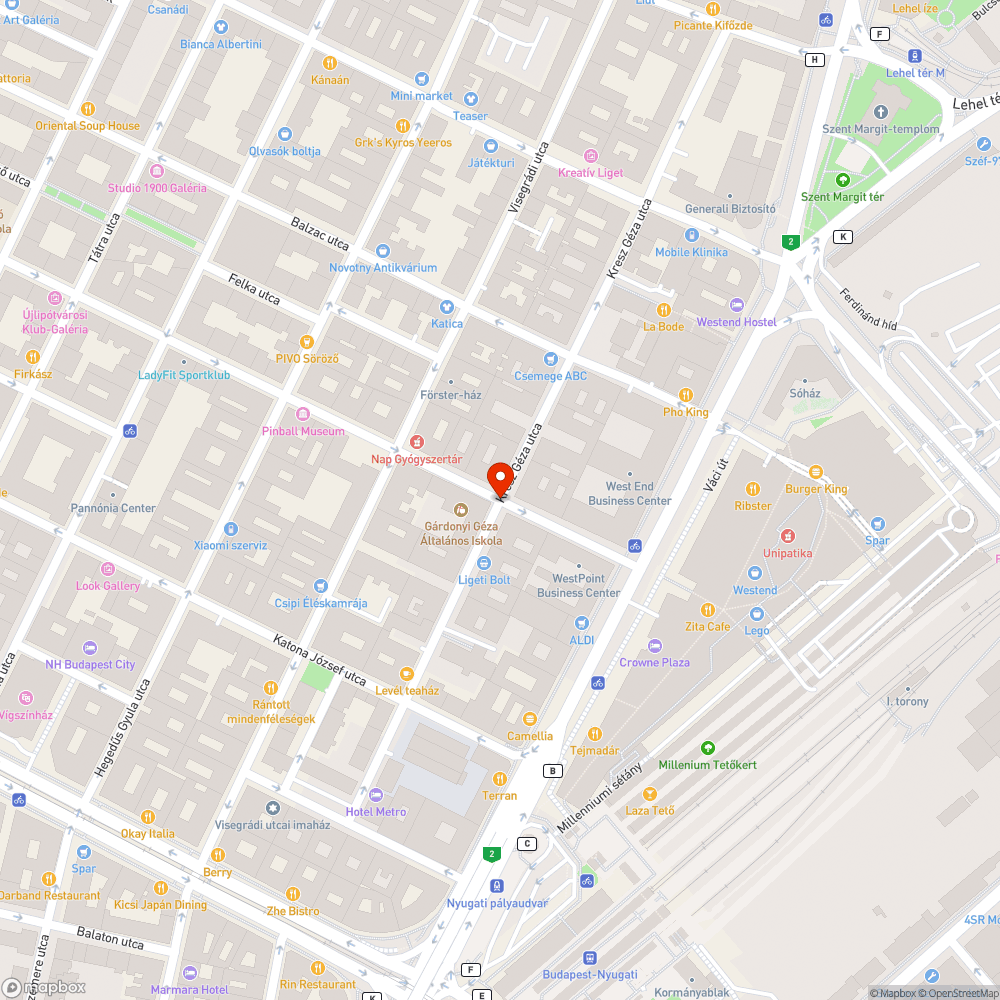 Kidöntött járdaoszlop bejelentés helye