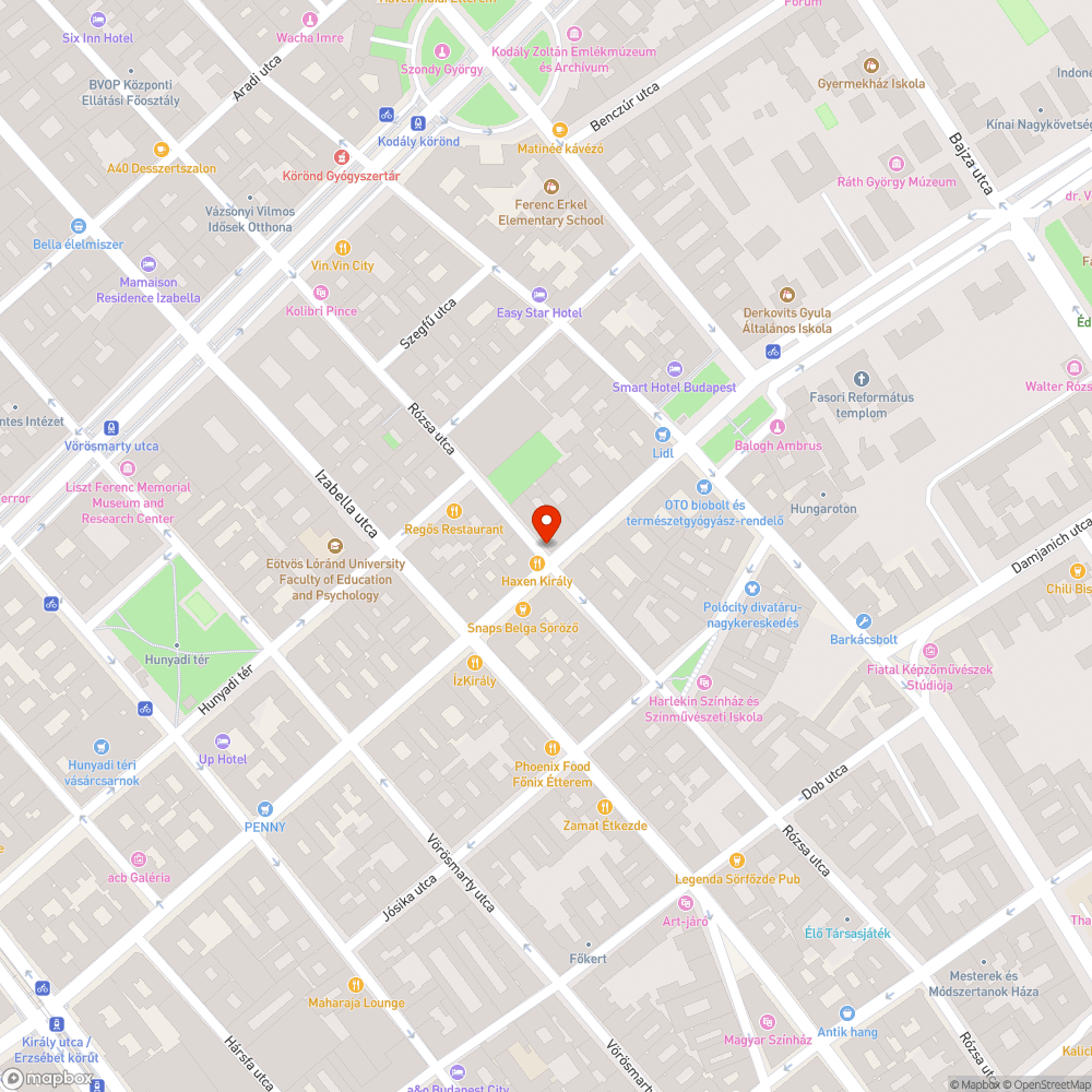 szétrohadt fedél a Király-Rózsa sarkon bejelentés helye