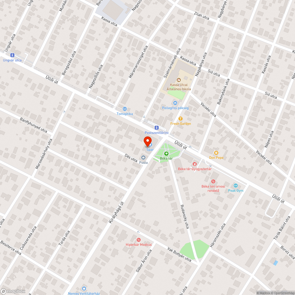 Bolt rakodása elfoglalja a járdát bejelentés helye