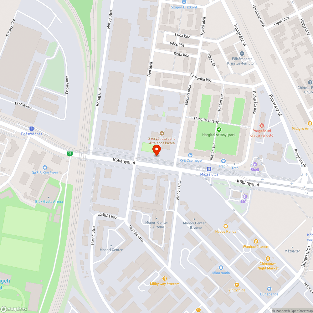 Tönkrement járda bejelentés helye