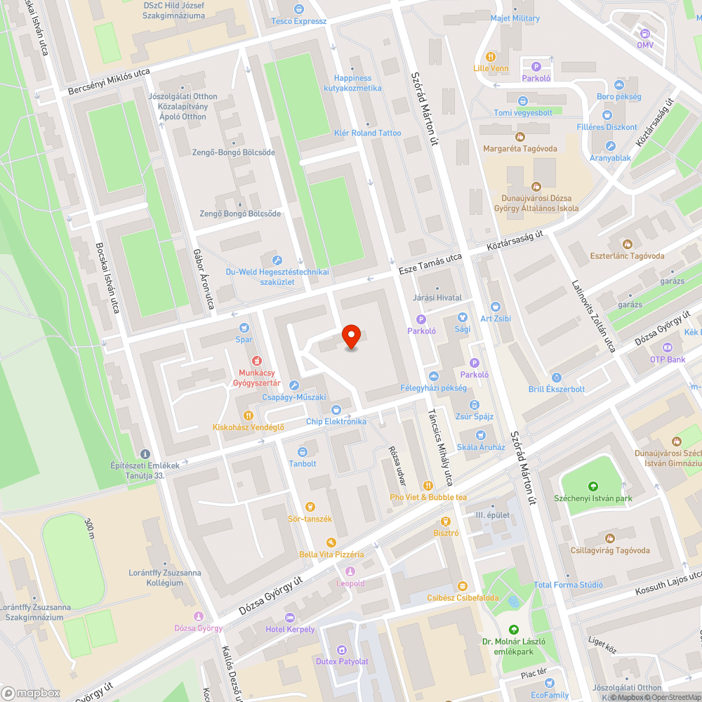 zöldterületi parkolás bejelentés helye