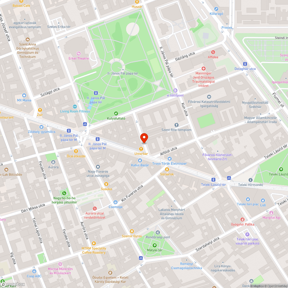 Kétirányú kerékpározás a Vay Ádám utcában bejelentés helye