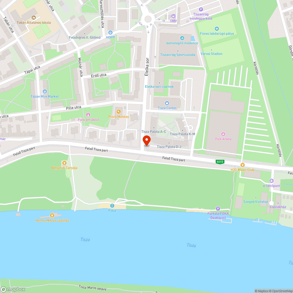 Igénytelenül lerakott térkő II. bejelentés helye