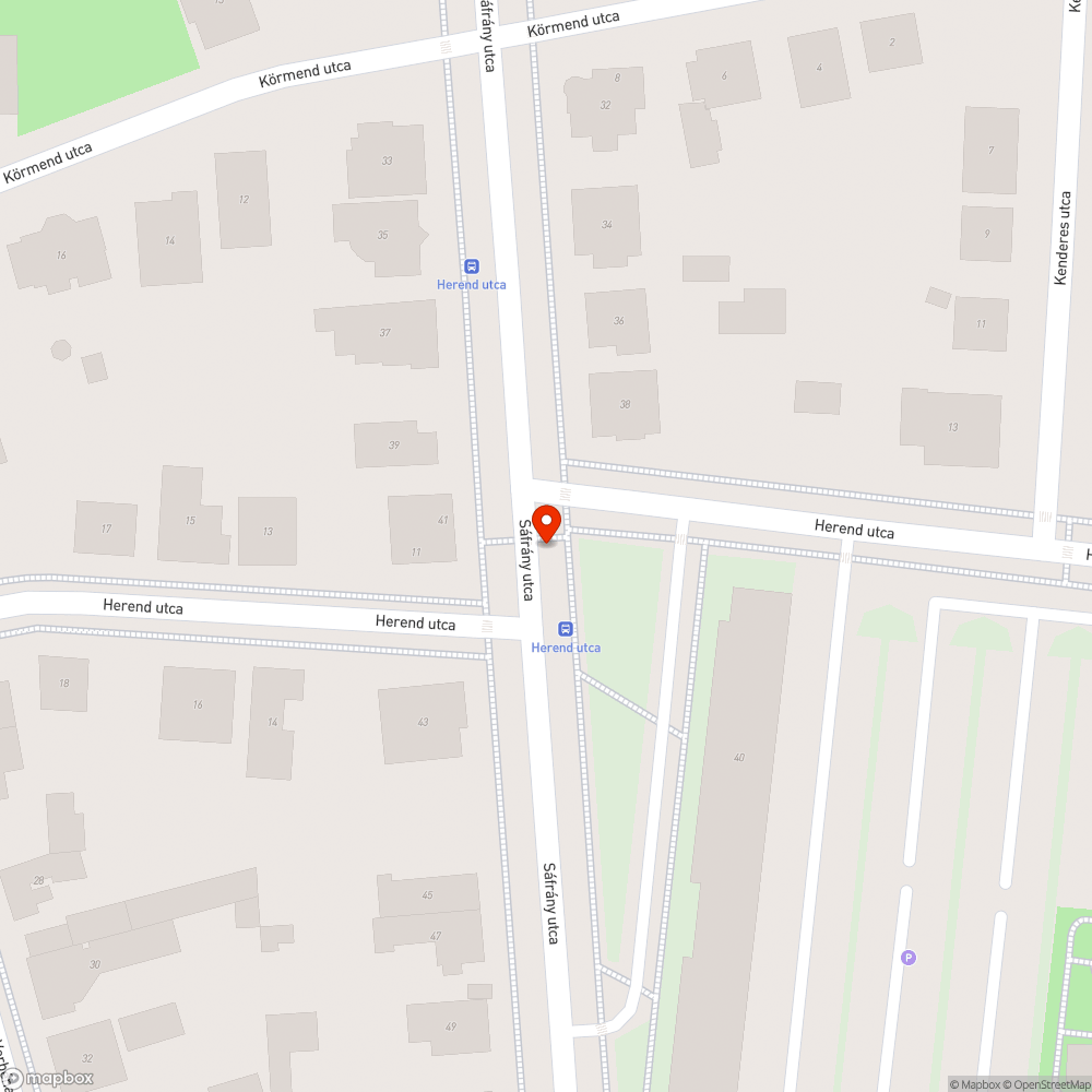 Sérült, graffitis utasváró bejelentés helye