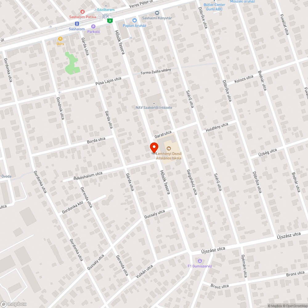 Hiányzik a járdarész bejelentés helye