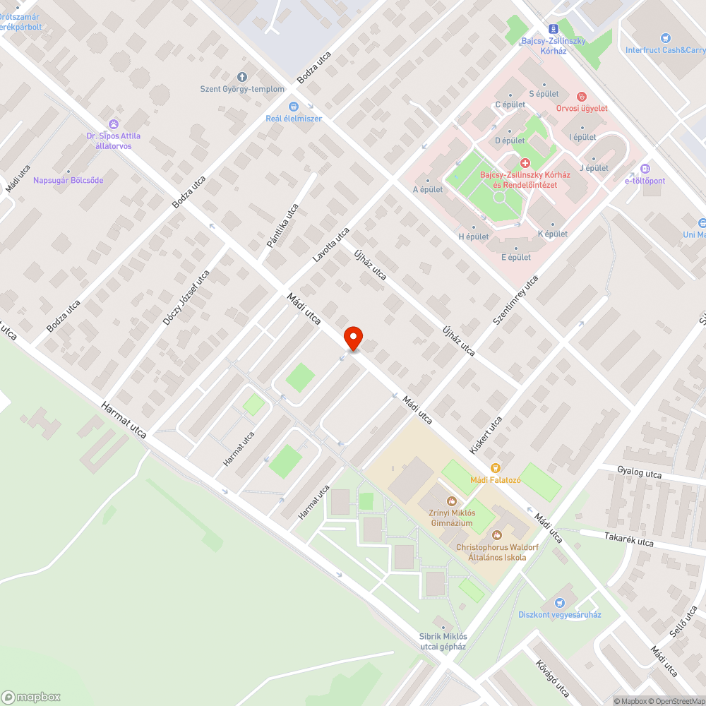 Roncs bevásárlókocsi bejelentés helye