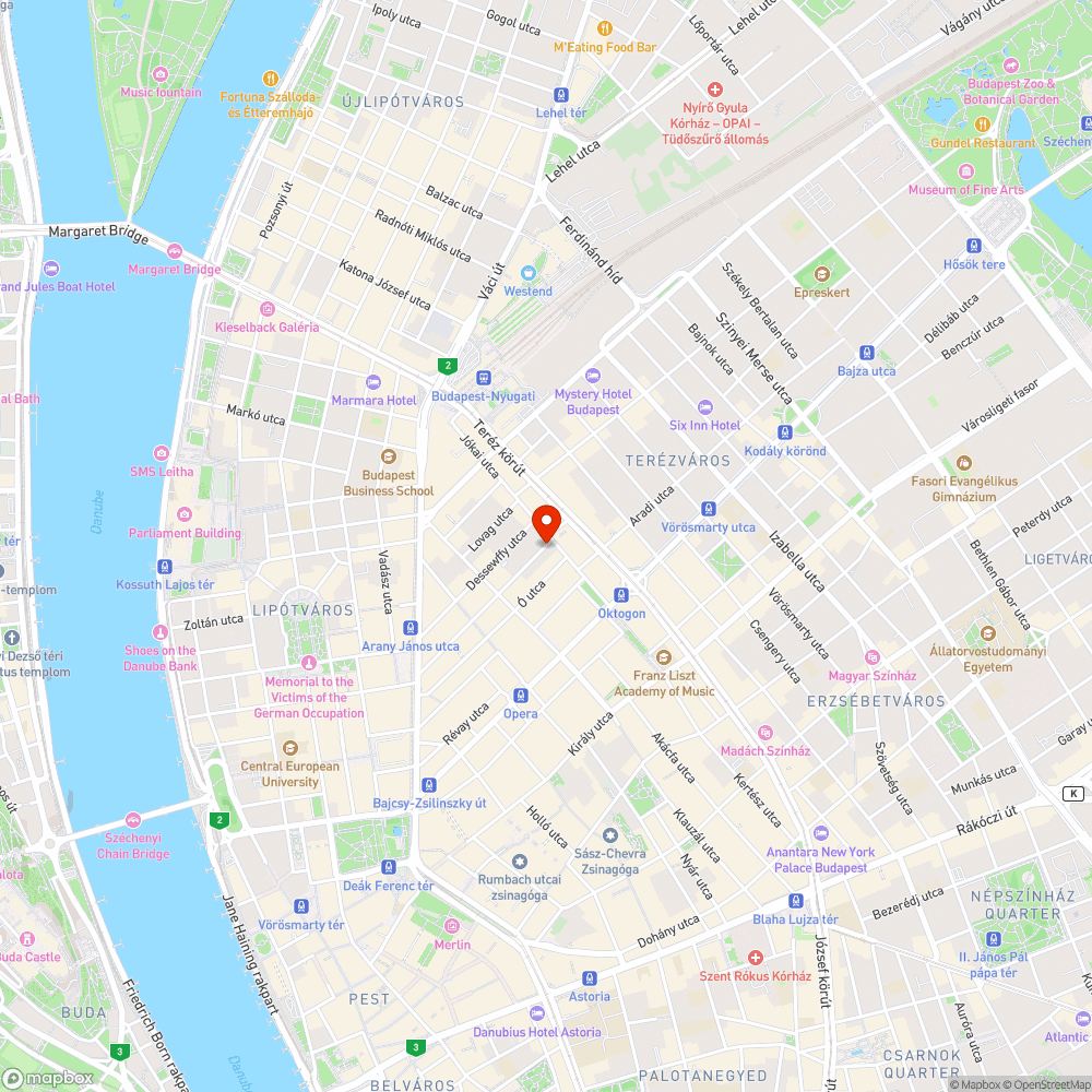 Piros tó a Zichy Jenő utcában bejelentés helye