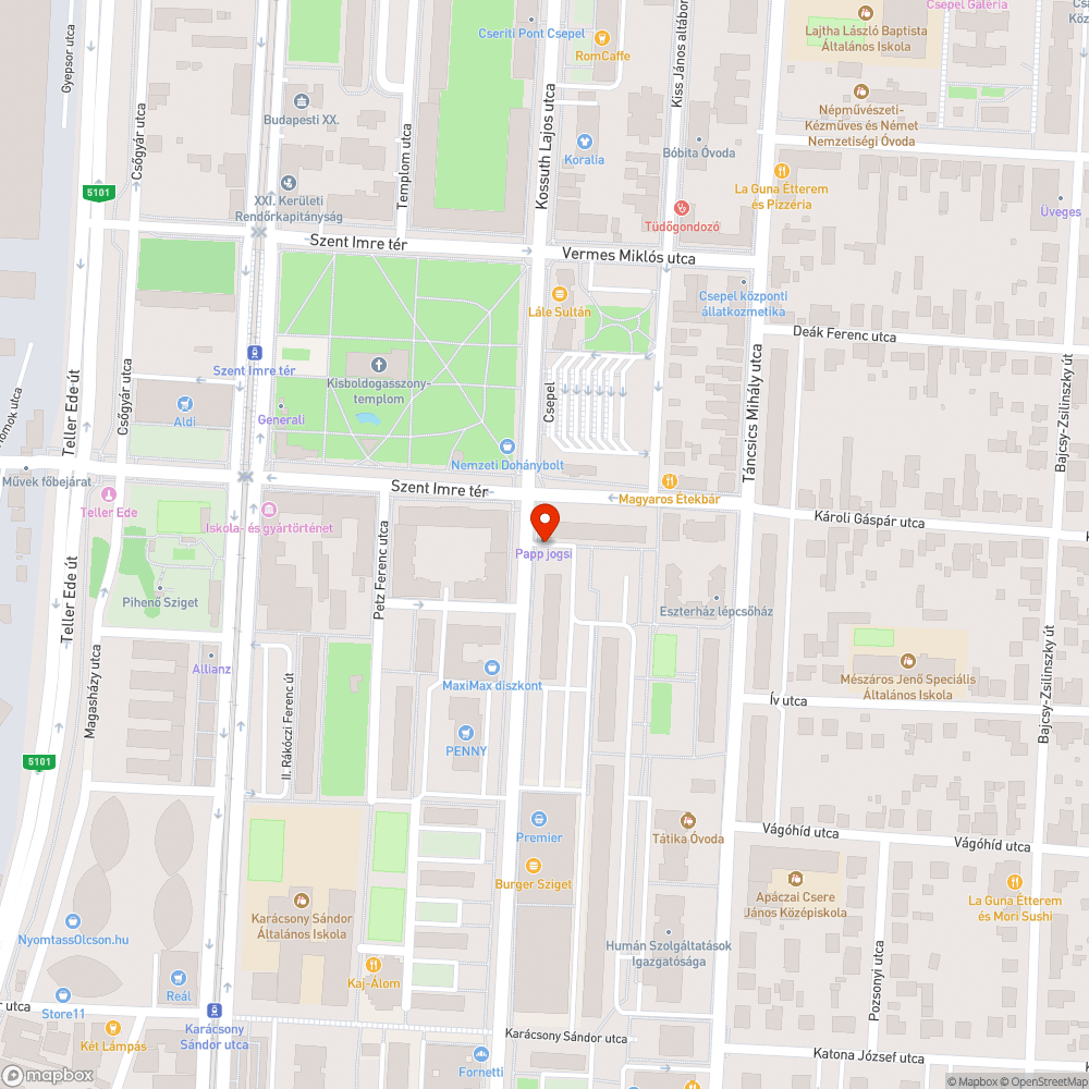 Gödrök és sár az út szélén bejelentés helye