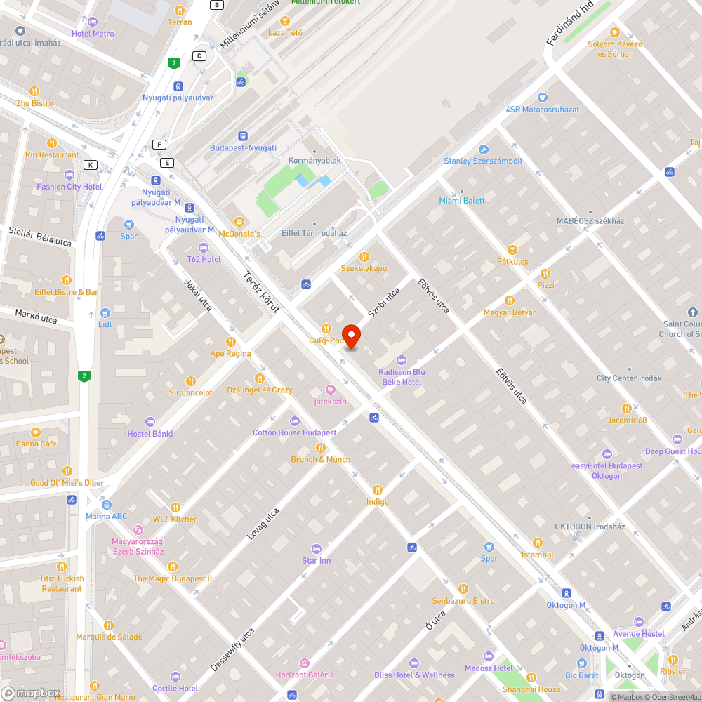 Elhagyott poller bejelentés helye