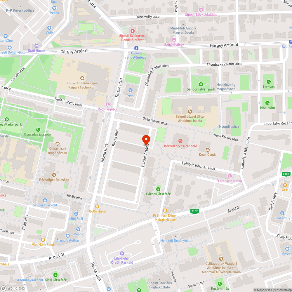 Gazzal körbenőtt autó bejelentés helye