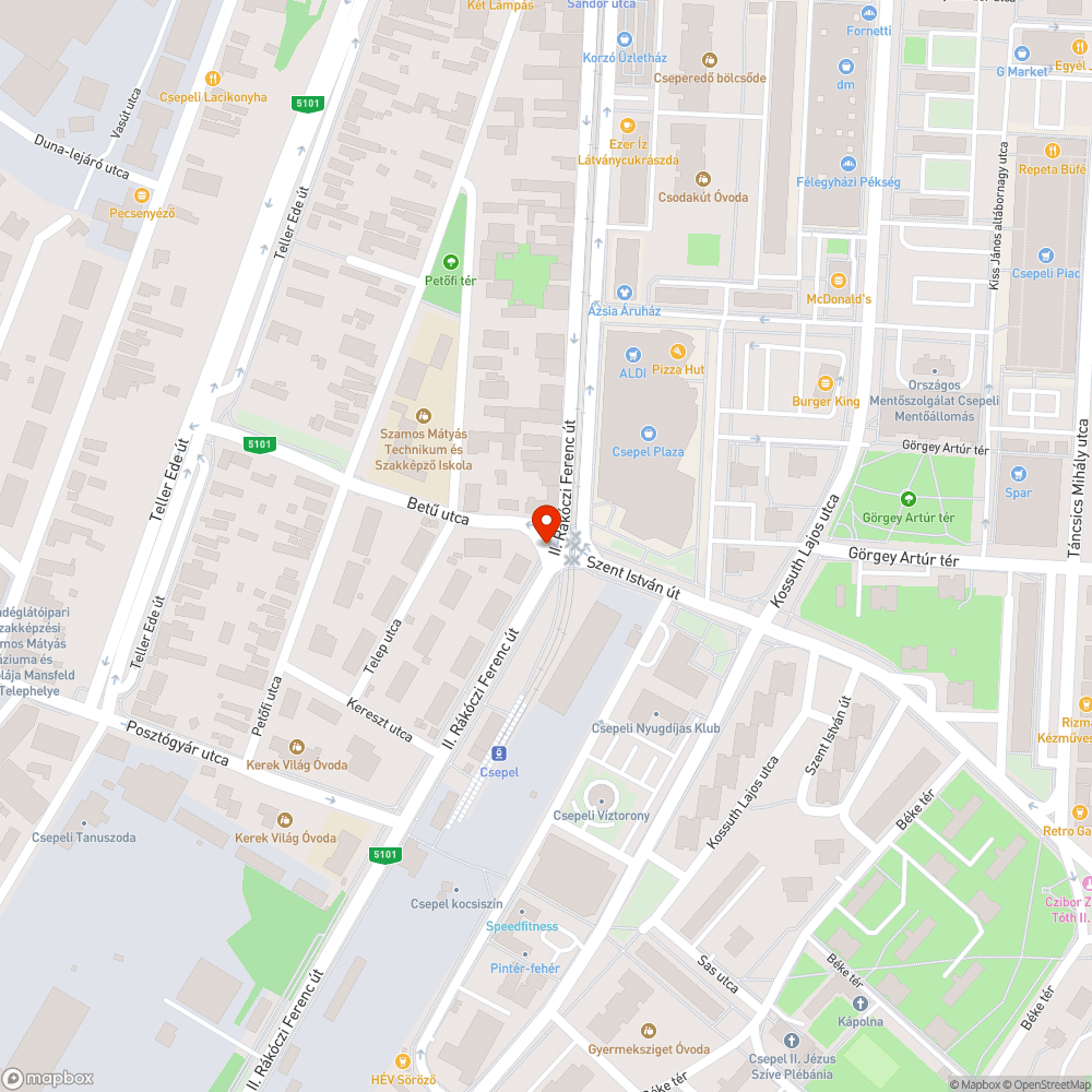 Hiányzó fényterelő bejelentés helye