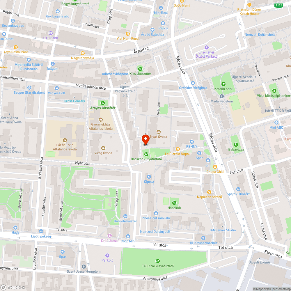 Parkrombolás. bejelentés helye