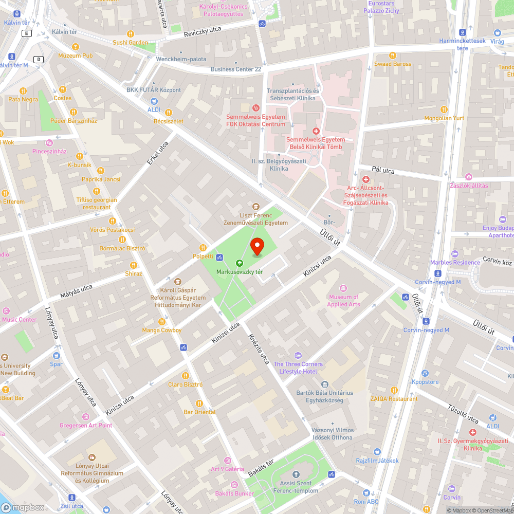 Letört kilincs a felújított Markusovszky téren bejelentés helye