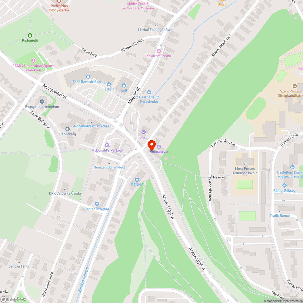 befejezetlen buszmegálló bejelentés helye