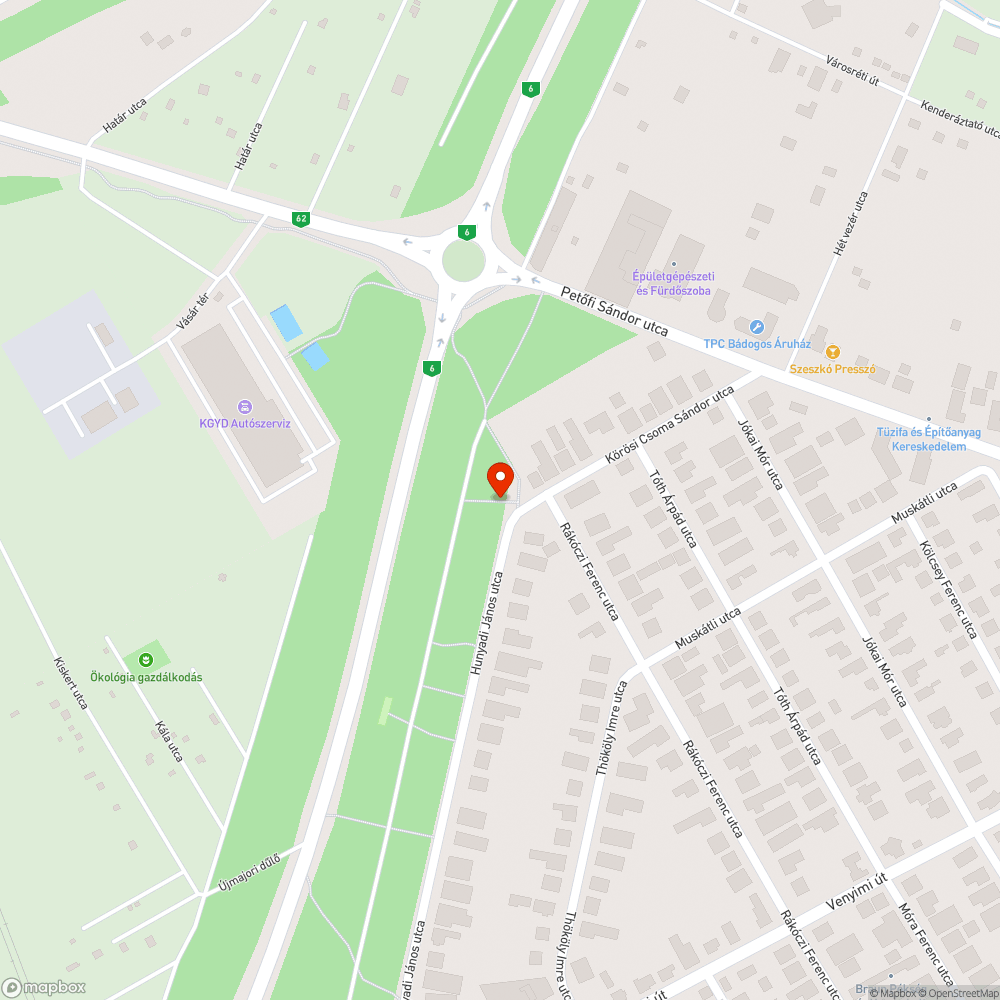 komposztálónak használt erdő bejelentés helye