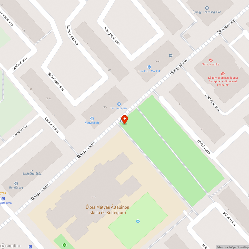 Matricák bejelentés helye