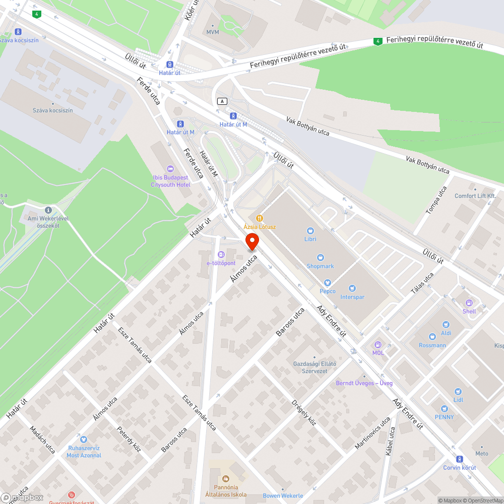 Graffiti a telefonfülkén bejelentés helye