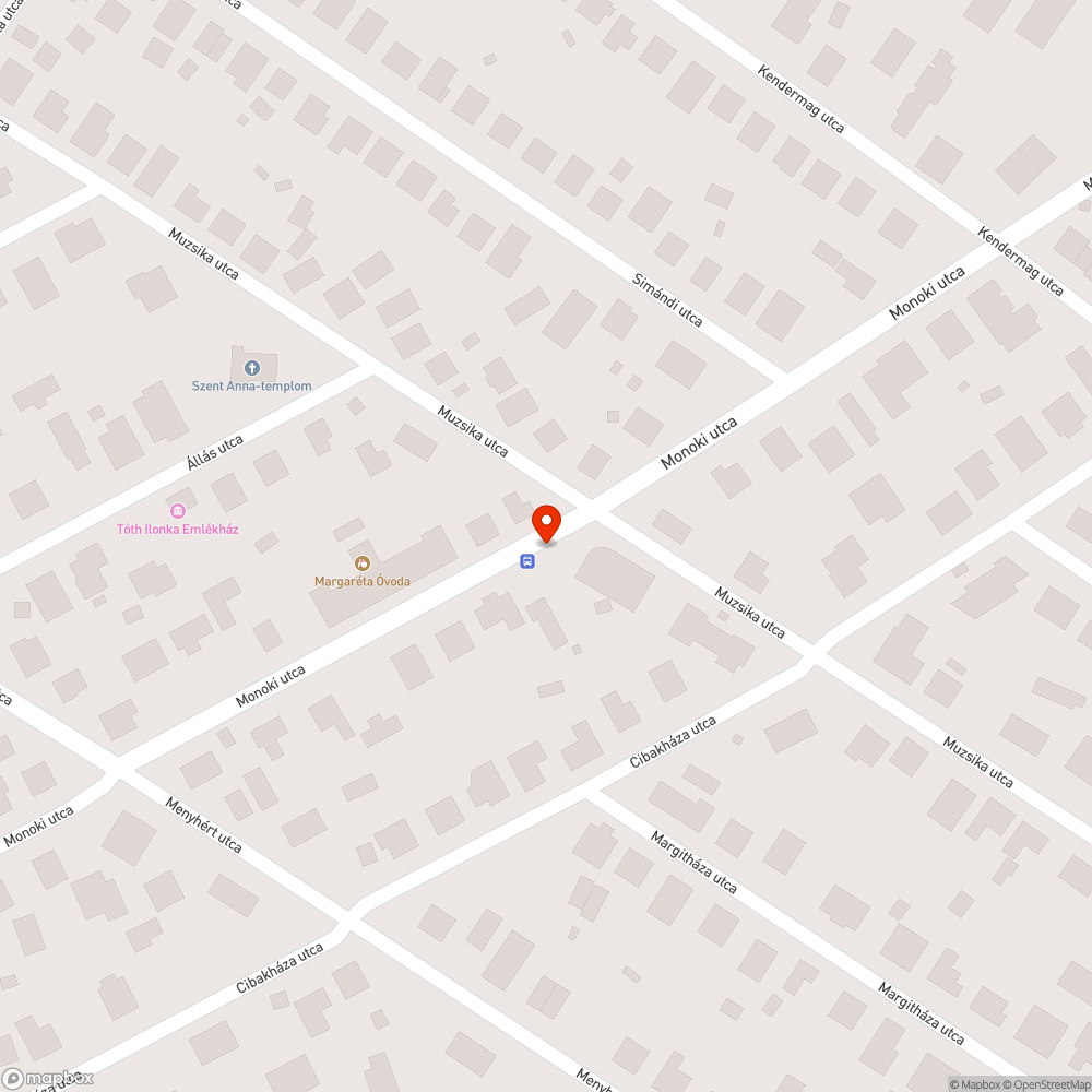 Járdát elfoglaló megállóoszlop bejelentés helye