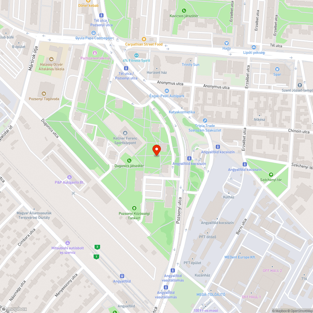 Járdán parkolás bejelentés helye