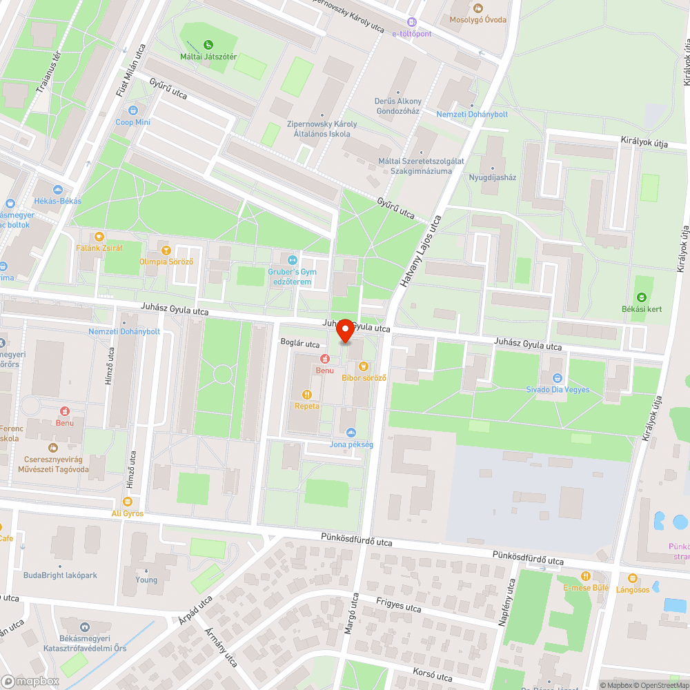 Járdán pakolás bejelentés helye