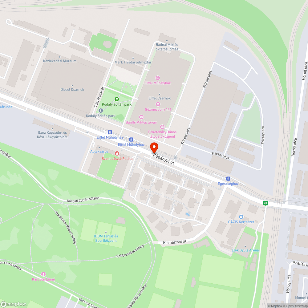 Elhagyott Opel bejelentés helye