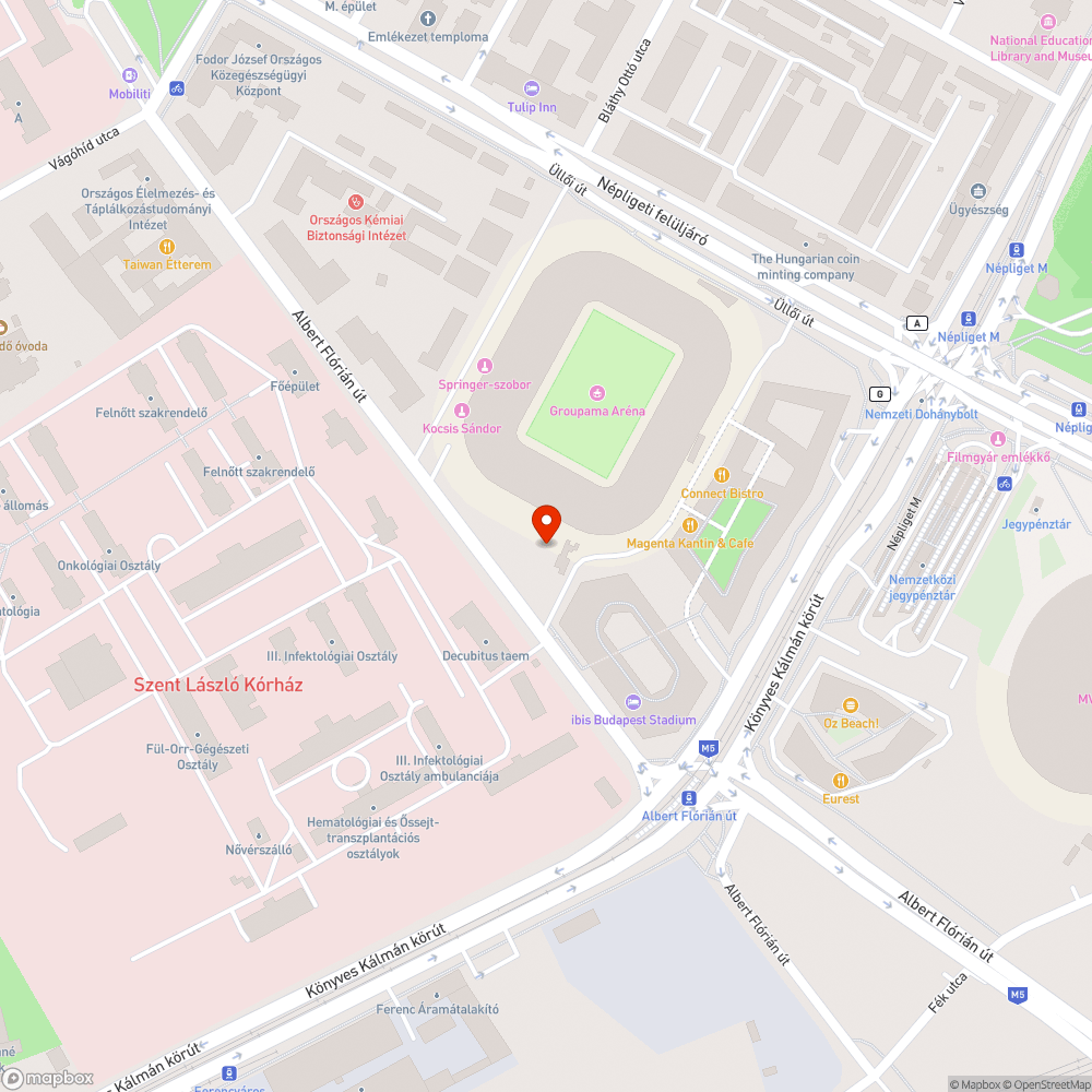 Megrongált jármű bejelentés helye