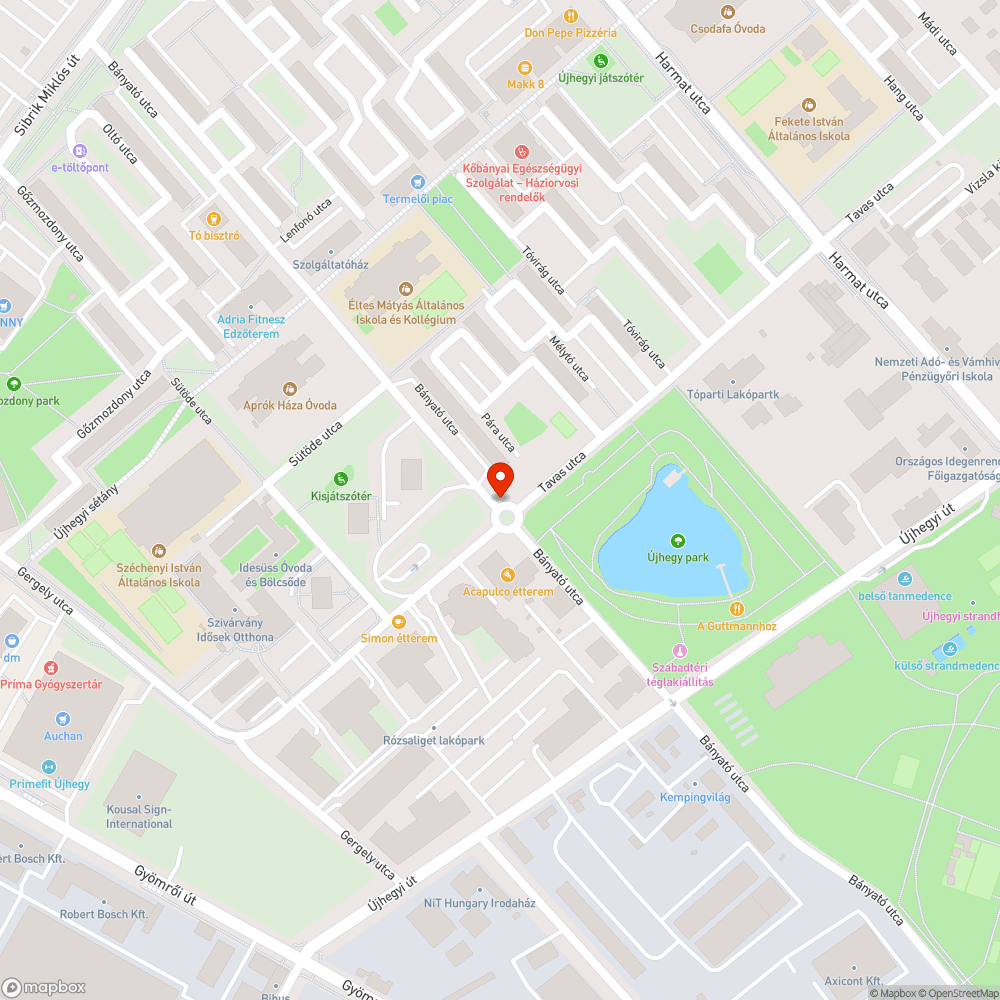 Kiégett lámpa gyalogátkelőnél bejelentés helye