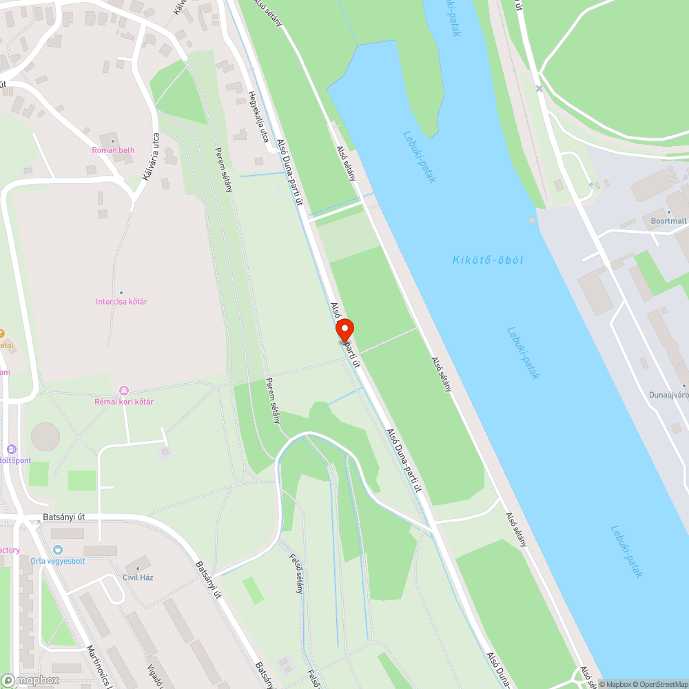 a víz az úr bejelentés helye